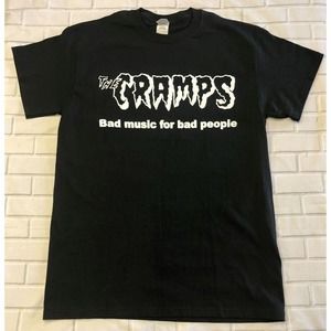 The Cramps Bad Music For Bad People Punk Goth Rock Indie T Shirt